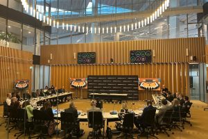 Sadiq Khan being quizzed on his budget by the London Assembly (credit Kumail Jaffer LDRS)