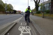 Darren Braithwaite on the C1 cycleway in Freezywater