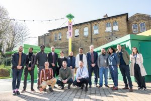 The 'Green Pop-Up' outside Edmonton Green Station (credit Enfield Council)