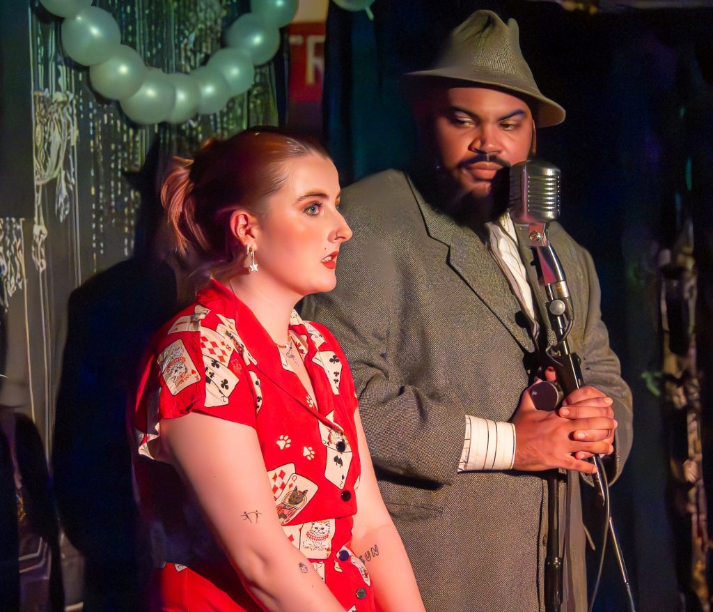 The murder mystery event at Chickenshed last month