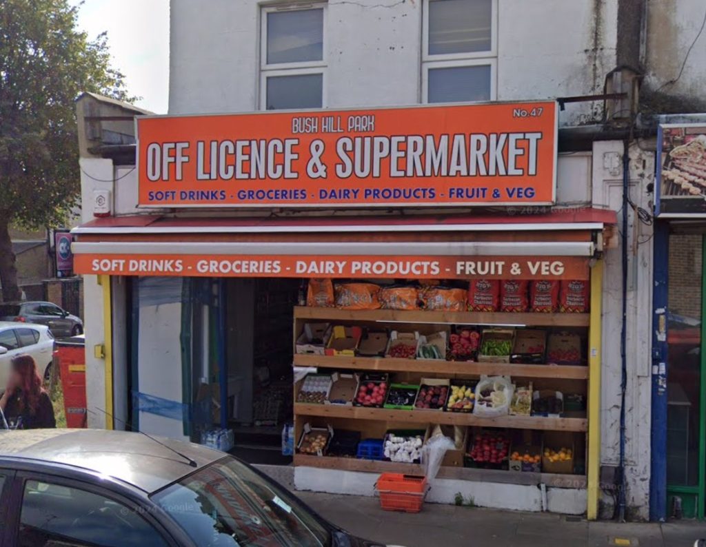 Bush Hill Park Food and Wine Ltd (credit Google)