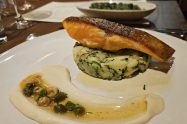 Chalk stream trout at The Woodman