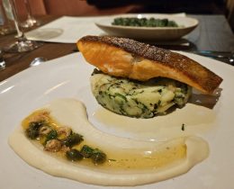 Chalk stream trout at The Woodman