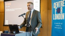 Deputy mayor for housing Tom Copley speaks at the London Housing Summit 2026 (credit Centre for London/Juliana Vasquez)
