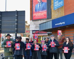 Enfield Community Independents out on the campaign trail