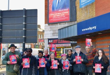 Enfield Community Independents out on the campaign trail