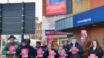 Enfield Community Independents out on the campaign trail