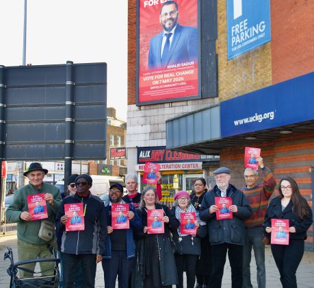 Enfield Community Independents out on the campaign trail