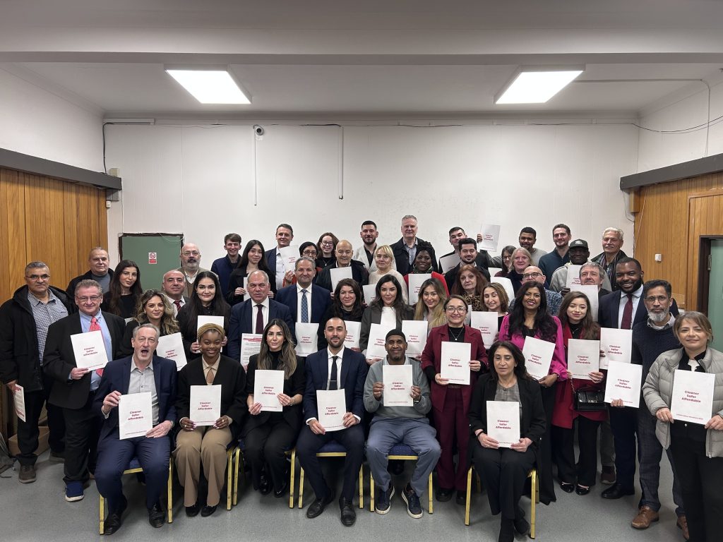 Enfield Labour candidates at the launch of their 2026 election manifesto