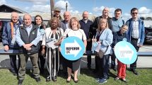 Enfield Reform UK candidates pictured in Crews Hill