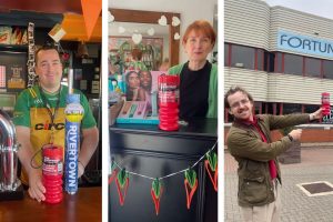 Supporting The Nightingale, from left, are The Wonder Pub, Hudson & Kemp hairdressers, and Fortuna Healthcare