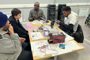 A repair workshop in Edmonton Green