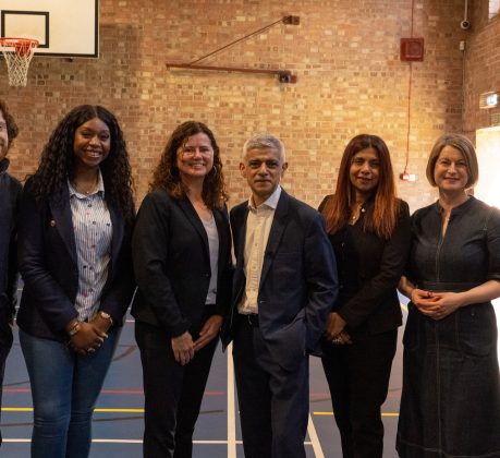 Sadiq Khan at the Marcus Lipton Youth Centre (credit London Labour)
