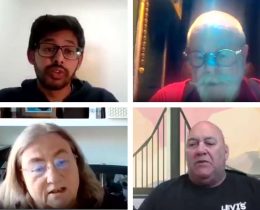 Southbury candidates (clockwise from top left) Mueez Abdurrahman (Green), Rick Jewell (Labour), Penny Heathwood (Conservative) and Robert Landragin (Reform)