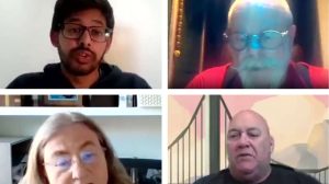 Southbury candidates (clockwise from top left) Mueez Abdurrahman (Green), Rick Jewell (Labour), Penny Heathwood (Conservative) and Robert Landragin (Reform)