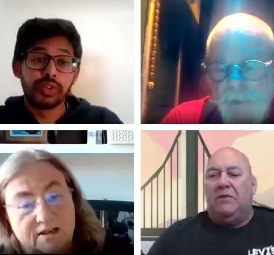 Southbury candidates (clockwise from top left) Mueez Abdurrahman (Green), Rick Jewell (Labour), Penny Heathwood (Conservative) and Robert Landragin (Reform)