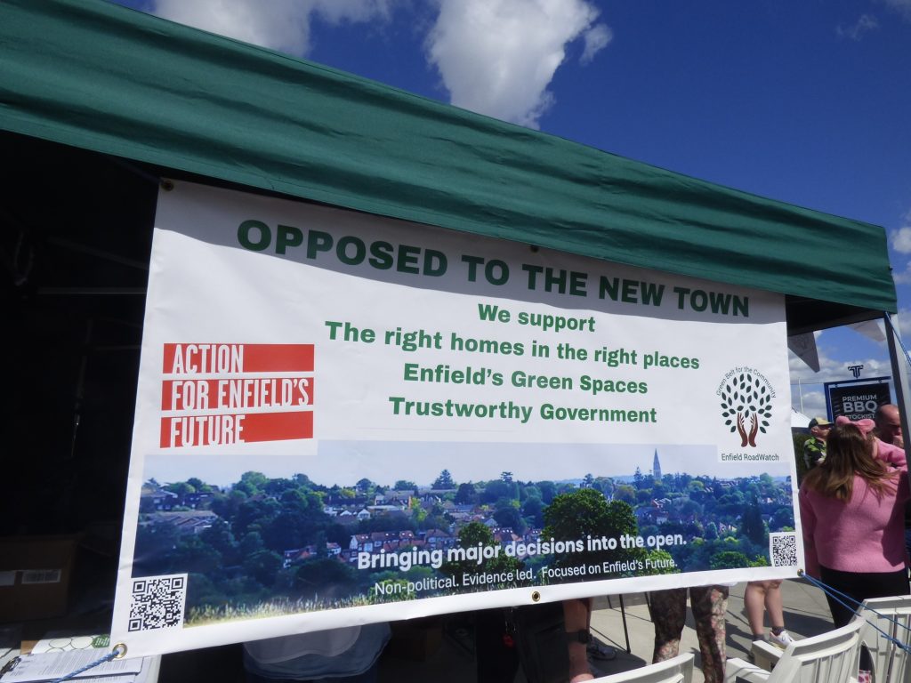 An action day was held at Crews Hill on Saturday