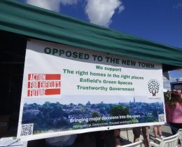 An action day was held at Crews Hill on Saturday