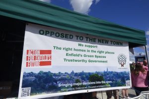 An action day was held at Crews Hill on Saturday