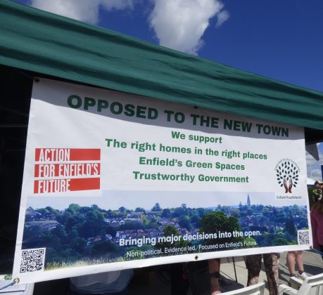 An action day was held at Crews Hill on Saturday