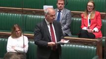 Southgate and Wood Green MP Bambos Charalambous presenting his petition in parliament