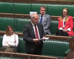 Southgate and Wood Green MP Bambos Charalambous presenting his petition in parliament