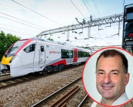 Greater Anglia and (inset) James Burles
