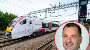 Greater Anglia and (inset) James Burles