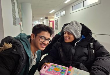 Ismael Rahman with Yusuf