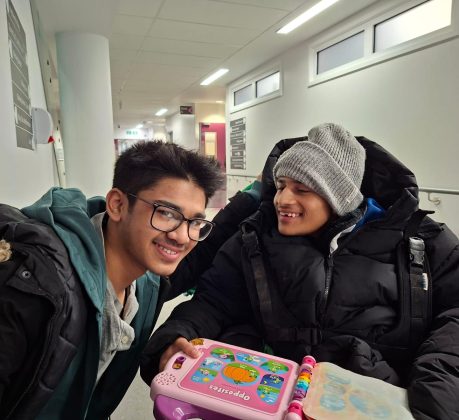 Ismael Rahman with Yusuf