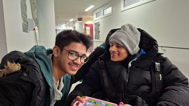 Ismael Rahman with Yusuf