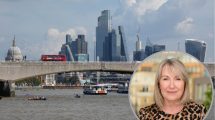 London and (inset) Ruth Duston OBE (credit MHP)