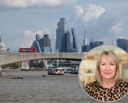 London and (inset) Ruth Duston OBE (credit MHP)