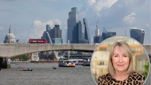 London and (inset) Ruth Duston OBE (credit MHP)
