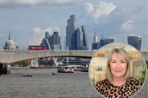 London and (inset) Ruth Duston OBE (credit MHP)