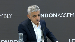 Mayor of London Sir Sadiq Khan at the London Assembly this week