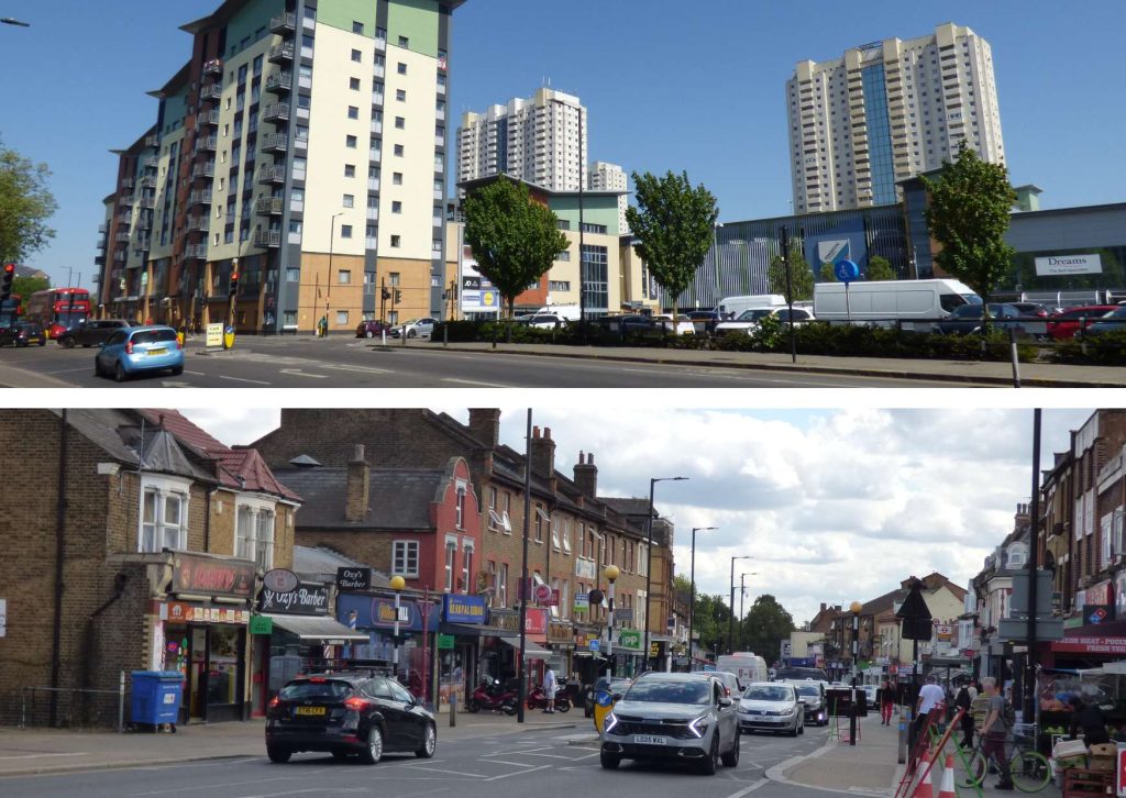 Lower Edmonton (top) and Enfield Wash (bottom)