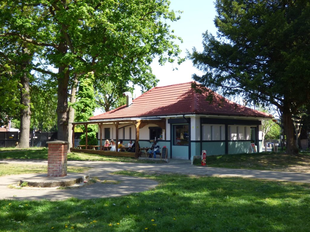 Pymmes Park Cafe is on the eastern side of the park, near Victoria Road