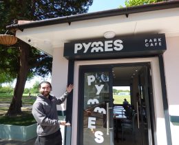 Baran Korkmaz is the operator of the new Pymmes Park Café