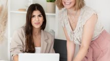 Stephanie Nicolaou and Maddie Moate, founders of The Learning Tree