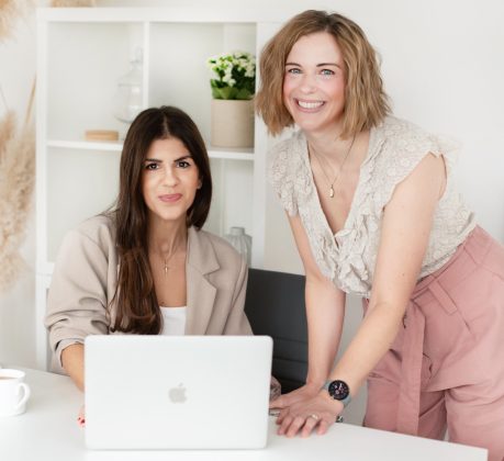 Stephanie Nicolaou and Maddie Moate, founders of The Learning Tree