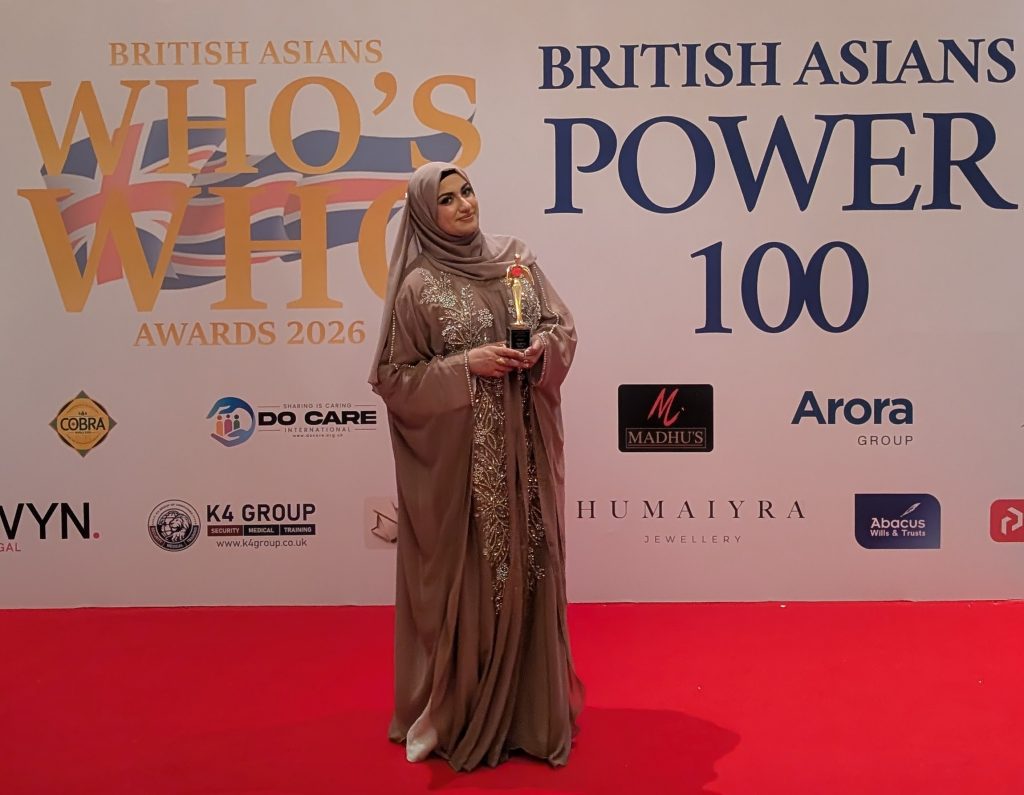 Khalima Khan at the British Asians Who's Who Awards