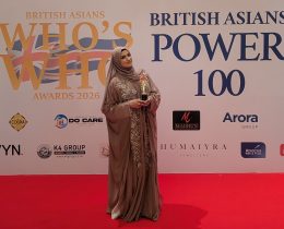 Khalima Khan at the British Asians Who's Who Awards