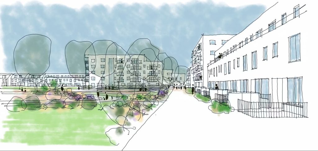 The early plans Brimsdown Sports Ground (credit Arish Living)