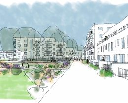 The early plans Brimsdown Sports Ground (credit Arish Living)