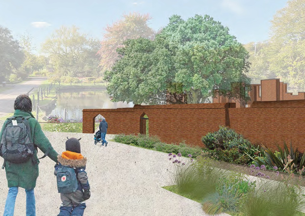 The memorialisation plans submitted for Broomfield House