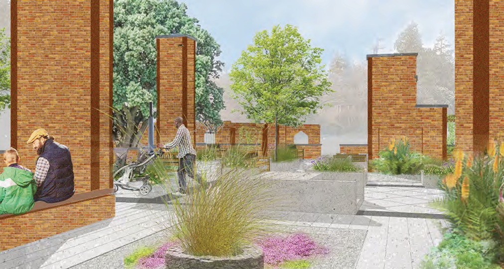The memorialisation plans submitted for Broomfield House