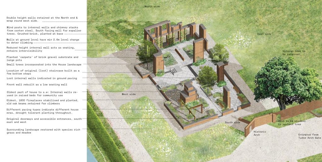The memorialisation plans submitted for Broomfield House