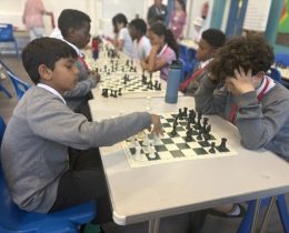 Children take part in the ETSP Chess Tournament 2026