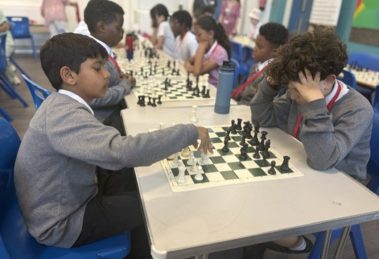Children take part in the ETSP Chess Tournament 2026